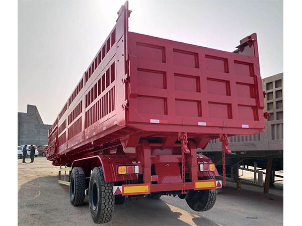 后翻自卸半掛車