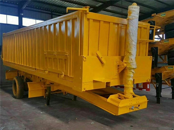 后翻自卸半掛車