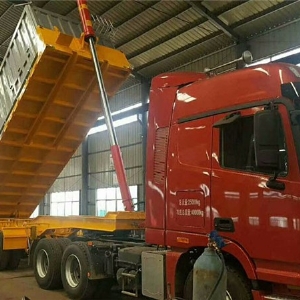 后翻自卸半掛車